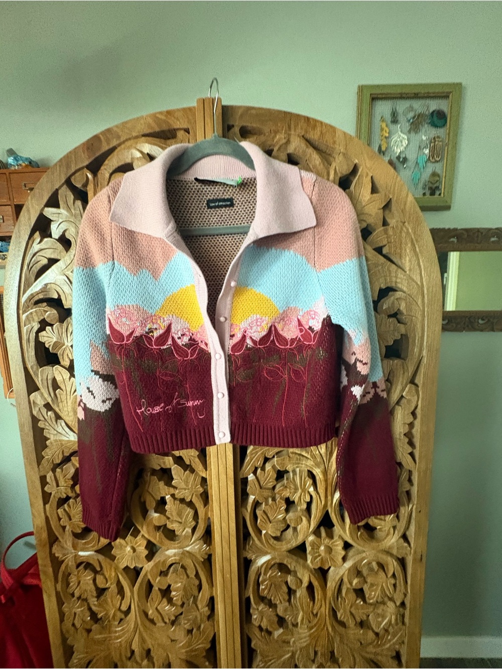 House of Sunny- Pink, Blue & Burgundy